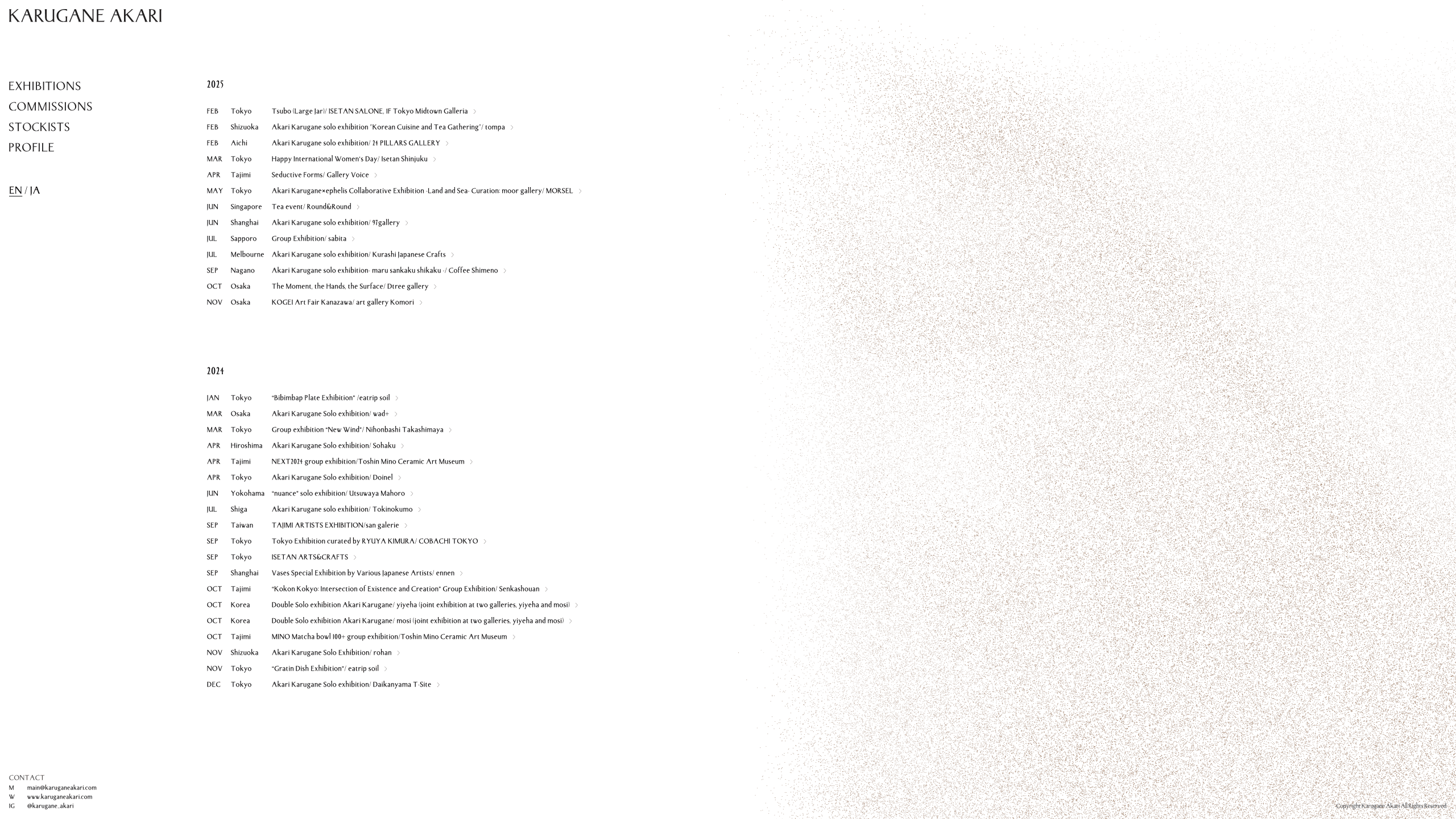 Karugane Akari - Website